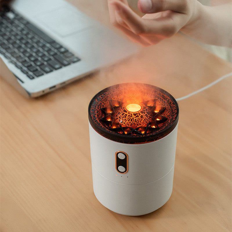Machine Spray Jellyfish Air Flame Humidifier Diffuser